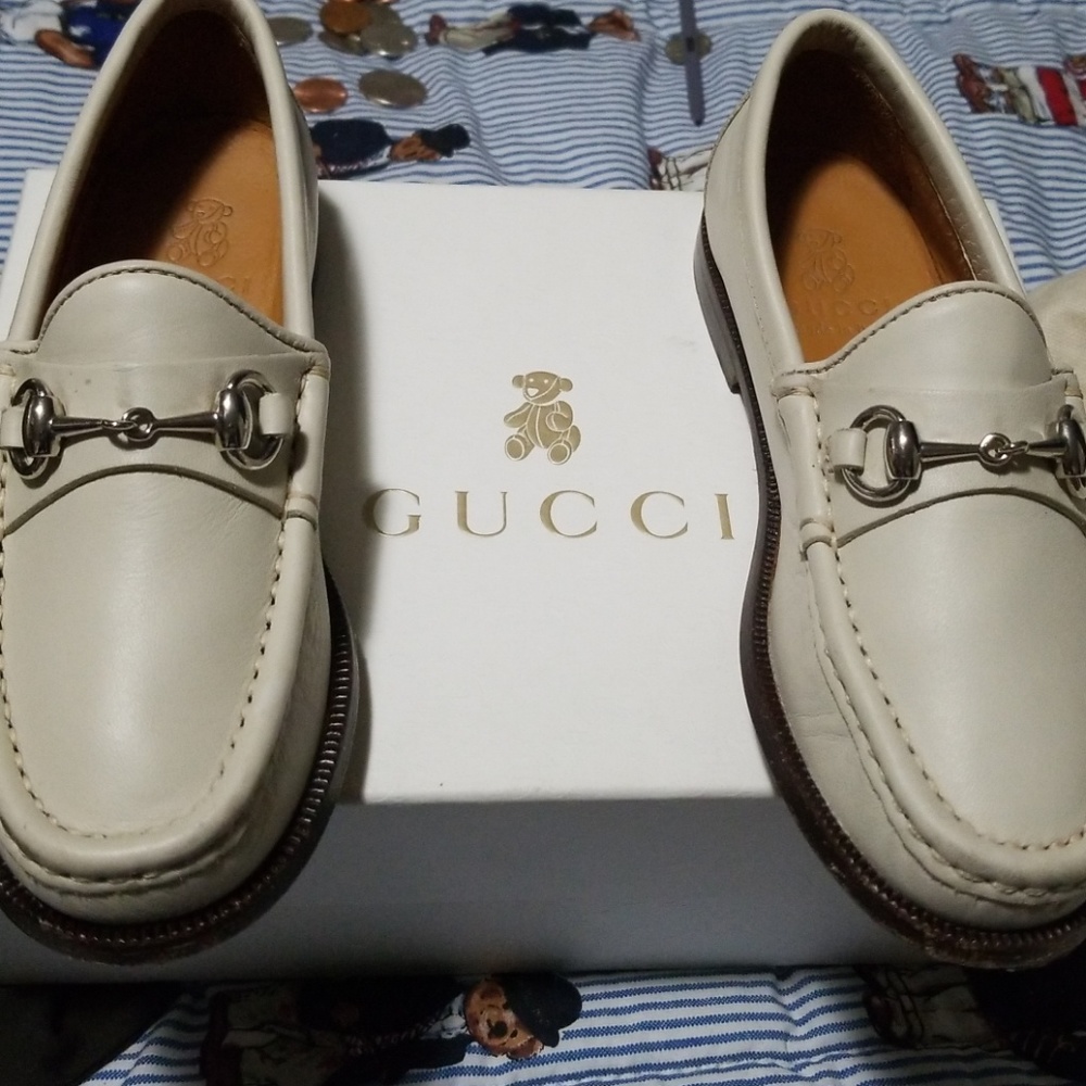 Gucci Off White Loafers